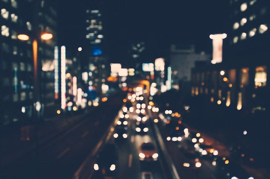 City Traffic at Night