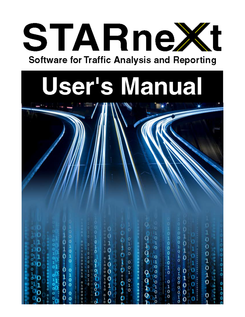 STARnext Users Manual 1.4 Cover